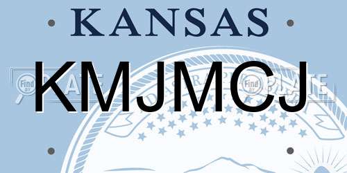 KMJMCJ Kansas License Plate