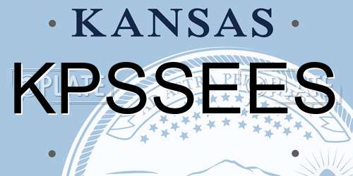KPSSEES Kansas License Plate