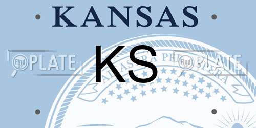 KS Kansas License Plate