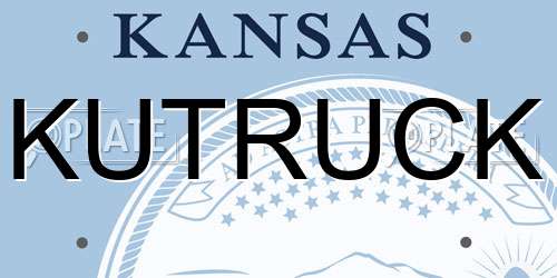 KUTRUCK Kansas License Plate