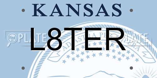 L8TER Kansas License Plate