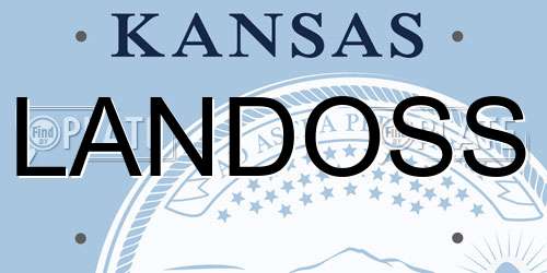 LANDOSS Kansas License Plate