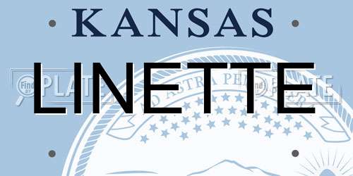 LINETTE Kansas License Plate
