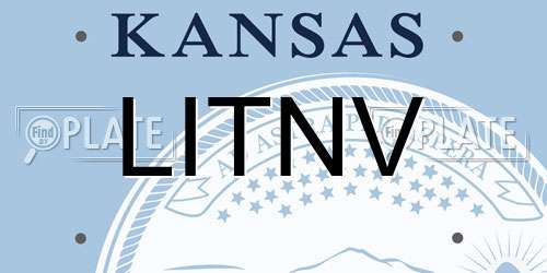 LITNV Kansas License Plate