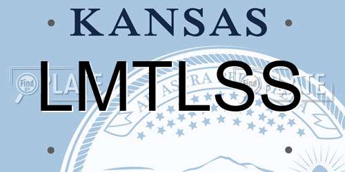 LMTLSS Kansas License Plate