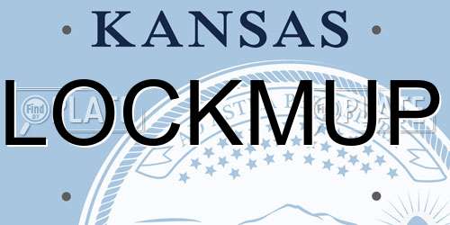 LOCKMUP Kansas License Plate