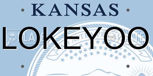 LOKEYOO Kansas License Plate