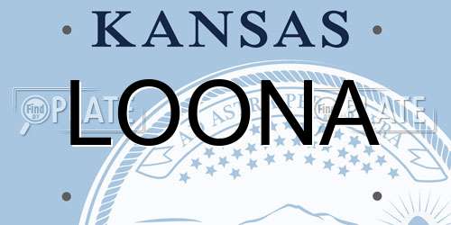 LOONA Kansas License Plate