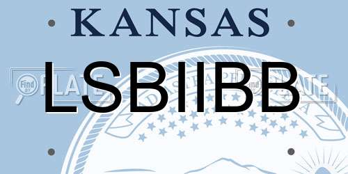 LSBIIBB Kansas License Plate