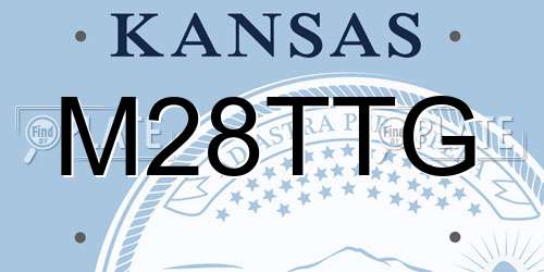 M28TTG Kansas License Plate