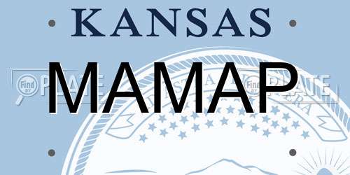 MAMAP Kansas License Plate