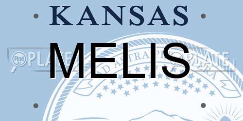 MELIS Kansas License Plate