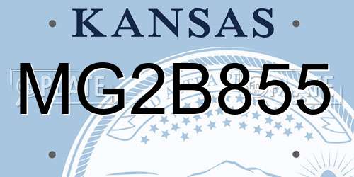 MG2B855 Kansas License Plate