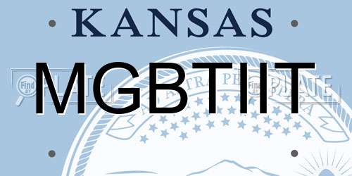 MGBTIIT Kansas License Plate