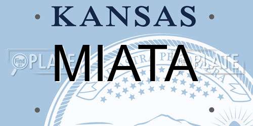 MIATA Kansas License Plate