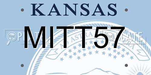 MITT57 Kansas License Plate