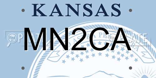 MN2CA Kansas License Plate