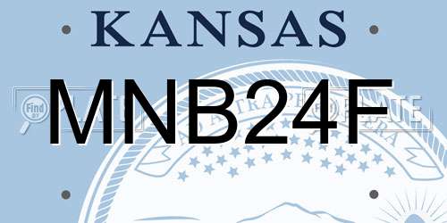 MNB24F Kansas License Plate