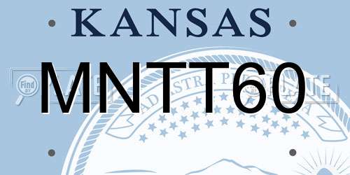 MNTT60 Kansas License Plate