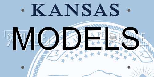 MODELS Kansas License Plate