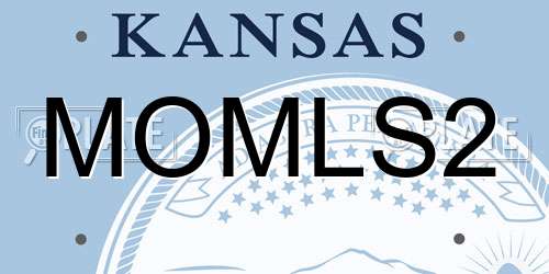MOMLS2 Kansas License Plate