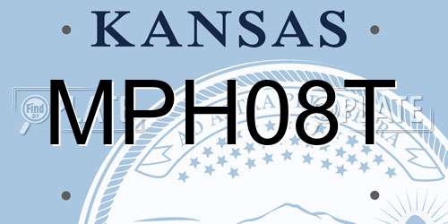 MPH08T Kansas License Plate