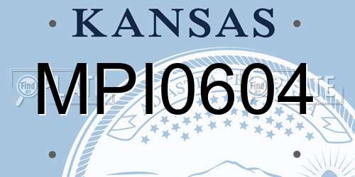 MPI0604 Kansas License Plate