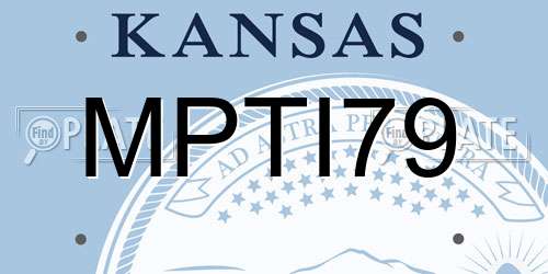 MPTI79 Kansas License Plate