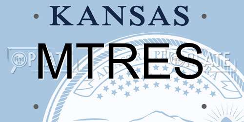 MTRES Kansas License Plate