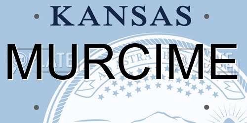 MURCIME Kansas License Plate