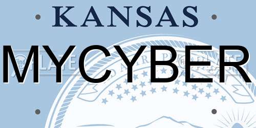 MYCYBER Kansas License Plate