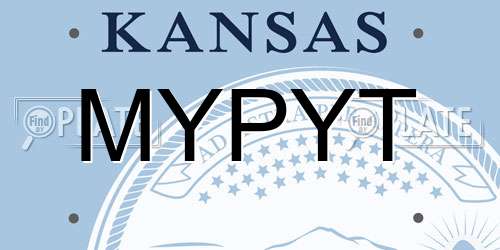 MYPYT Kansas License Plate