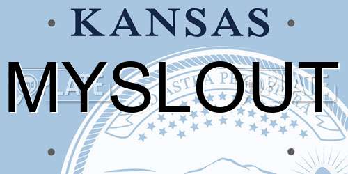 MYSLOUT Kansas License Plate