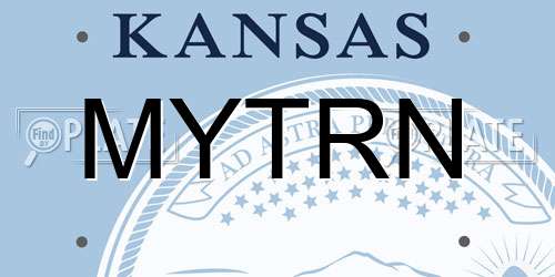 MYTRN Kansas License Plate