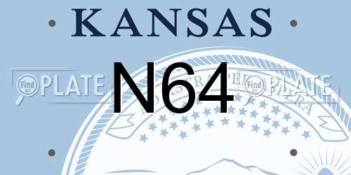 N64 Kansas License Plate