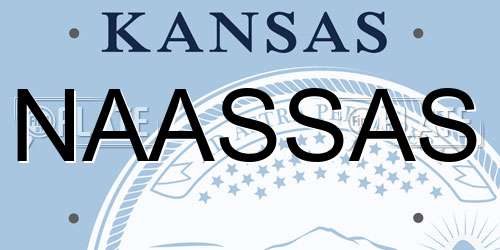 NAASSAS Kansas License Plate