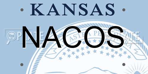 NACOS Kansas License Plate