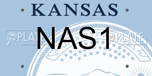 NAS1 Kansas License Plate