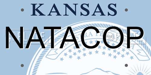 NATACOP Kansas License Plate