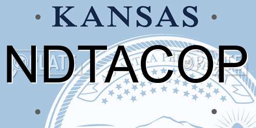 NDTACOP Kansas License Plate