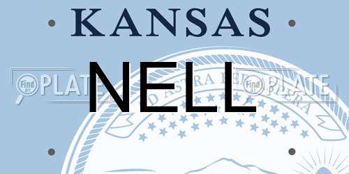 NELL Kansas License Plate
