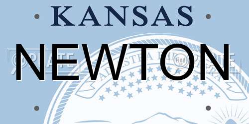 NEWTON Kansas License Plate