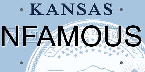 NFAMOUS Kansas License Plate
