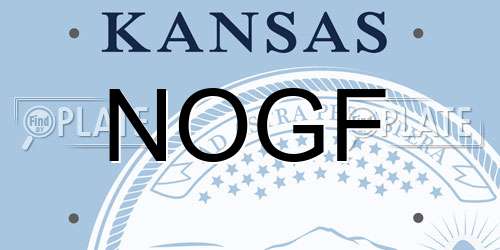 NOGF Kansas License Plate