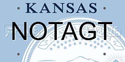 NOTAGT Kansas License Plate