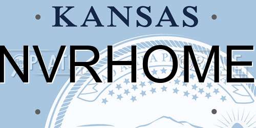 NVRHOME Kansas License Plate