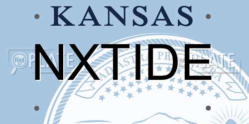 NXTIDE Kansas License Plate