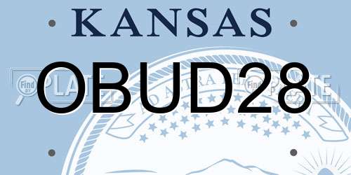 OBUD28 Kansas License Plate
