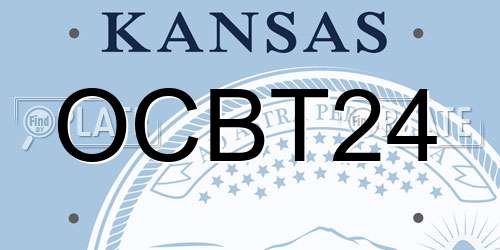 OCBT24 Kansas License Plate