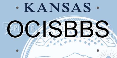 OCISBBS Kansas License Plate